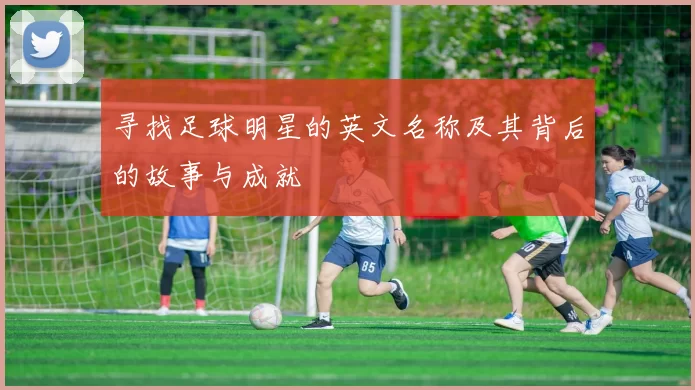 寻找足球明星的英文名称及其背后的故事与成就