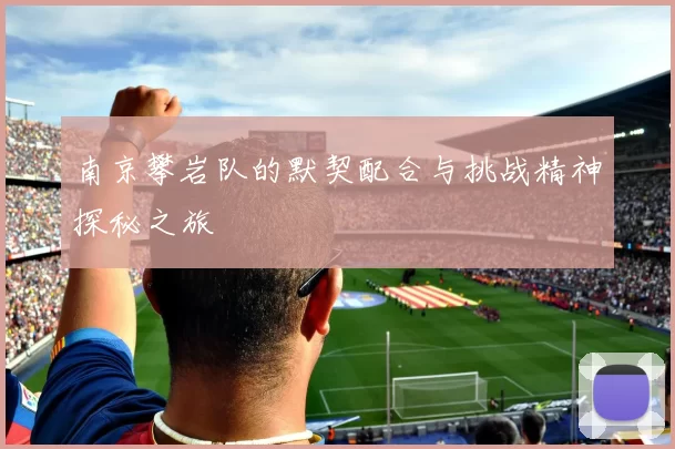 南京攀岩队的默契配合与挑战精神探秘之旅